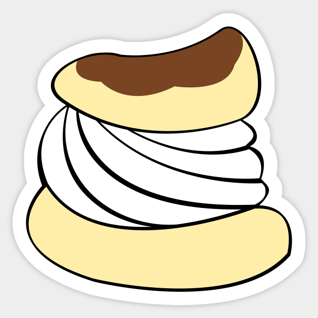 I Dream of Cream Puffs Sticker by traditionation